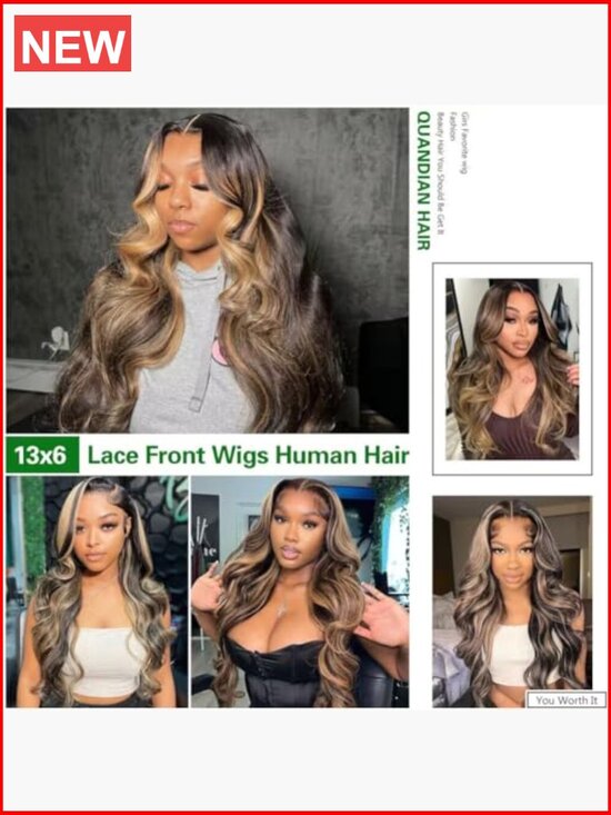 13x6 HD Lace Front Wig Human Hair 180% Density Body Wave main image 5